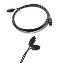 Cabo Md9 Fibra Otica 1+1 Toslink Preto 1,0M