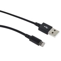 Cabo MD9 USB AM/Iphone Lightning Nylon 1,5m Canaltech - Preto