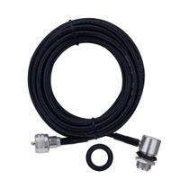 Cabo Medio Aquario M-802K Cabo Com 5,5 Metros E Conector Uhf Rg-058