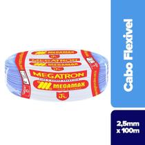 Cabo megatron 2,5mmx100m vermelho