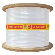 Cabo Megatron Coaxial 67% Malha RG 6 300m Branco Bobina