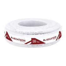 Cabo Megatron Coaxial 95% Malha RG 6 100m Branco