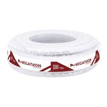 Cabo Megatron Coaxial 95% Malha RG 6 300m Branco