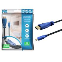 Cabo micro hdmi - micro hdmi X hdmi 2.0 4K hdr 19P 3M Cabo micro hdmi - micro hdmi X hdmi 2.0 4K hdr 19P 3M