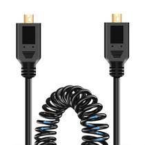 Cabo Micro HDMI para Micro HDMI em espiral UCEC 30cm para Gopro