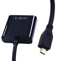 Cabo Micro Hdmi Para Vga Com Áudio - Cirilo Cabos