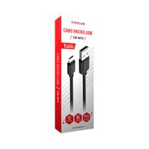 Cabo Micro USB 2.0 AM x USB 1m preto CB-M10BKX C3Tech