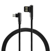 Cabo Micro Usb 90º Multilaser Warrior Wi388 Nylon 1,2m Cabo Micro Usb 90º Multilaser Warrior Wi388 Nylon 1,2m