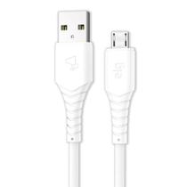 Cabo Micro USB ELG Emborrachado Branco 1.2m - M512W