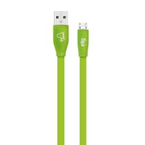 Cabo Micro USB Emborrachado Ultra Flexível para Sincronização e Recarga 12W 2.4A com 1 metro L510VD ELG