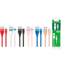 Cabo Micro USB OBERON 2M Nylon Trançado 3.6A Carga Rápida e Dados