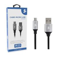 Cabo micro usb p/usb a 1,2m alu 018-0201