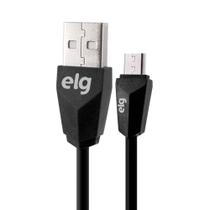 Cabo Micro USB para USB - 1 metro - ELG M510 Cabo Micro USB para USB - 1 metro - ELG M510