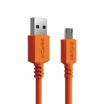 Cabo Micro USB para USB a 2.0 - Laranja - Caixa JBL - 2M - PMUAM-2L