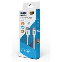 Cabo Micro Usb Recarga e Sincronização 1 Metro Proeletronic Cabo Micro Usb Recarga e Sincronização 1 Metro Proeletronic
