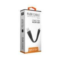 Cabo Micro USB Revestimento de Silicone 12 Cm - Geonav