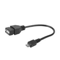 Cabo Micro USB + USB a Fêmea 17cm Preto 018-0112 - 5 +