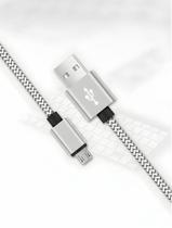 Cabo Micro USB V8 1 Metro Metalizado 1 Metro Kingo