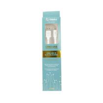 Cabo Micro Usb V8 Emborrachado 1.20 Metros Branco Shinka Cabo Micro Usb V8 Emborrachado 1.20 Metros Branco Shinka