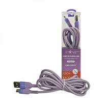 Cabo Micro USB V8 Nylon 3.4A 2 Metros INOVA CBO-20211: Dados e Carga Turbo