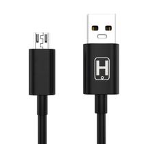 Cabo Micro USB V8 Turbo 3.1A para Celular Android 1M Reforçado Preto - Hrebos