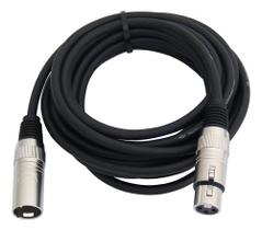 Cabo Microfone 1m Xlr Hx082 X Xlr Hx084 Profissional Hjh