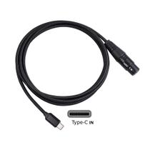 Cabo Microfone 2M Para Celular Smartphone XLR Femea Com Entrada TIPO-C Padrão Global Cabo Microfone 2M Para Celular Smartphone XLR Femea Com Entrada TIPO-C Padrão Global