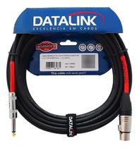 Cabo Microfone 7 Metros Xlr(f)-p10 Datalink Garage Gd004