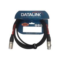Cabo microfone datalink 0,30mm xlr x xlr garage 3m gb002