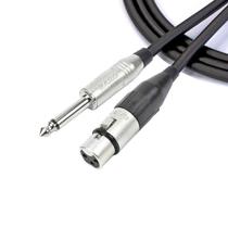 Cabo microfone datalink plug santo angelo xlr / p10 3 metros