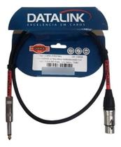 Cabo Microfone Desbalanceado 1 Metro P10 Xlr(f) 0,30mm Gd001
