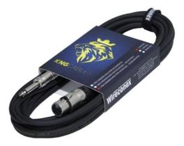 Cabo Microfone Emborrachado Xlr X P10 5m Wireconex Mcd-05kng Cabo Microfone Emborrachado Xlr X P10 5m Wireconex Mcd-05kng