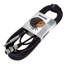Cabo Microfone Emborrachado Xlr X P10 5m Wireconex Mpae-05 - Preto