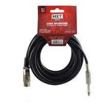 Cabo Microfone P10 Mono X Canon Xlr Femea 5 Metros Cor Preto Cabo Microfone P10 Mono X Canon Xlr Femea 5 Metros Cor Preto