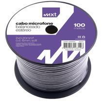 Cabo Microfone Xlr Balanceado Estéreo Dmx Rolo Bobina 100m Cabo Microfone Xlr Balanceado Estéreo Dmx Rolo Bobina 100m