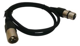 Cabo Microfone Xlr Canon Macho-femea Balanceado 1 Metro Cabo Microfone Xlr Canon Macho-femea Balanceado 1 Metro