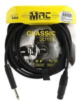 Cabo Microfone Xlr Femea X P10 Macho Mono 4,57 Metros Prof - MAC CABOS