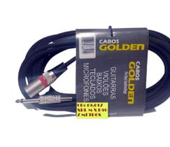 Cabo Microfone Xlr M X P10 Metal 7M Dupla Blindagem 19.017 - Golden