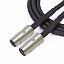 Cabo MIDI 0,30mm Conectores DIN 5 Polos Mod AC33 1 Metro - Santo Angelo