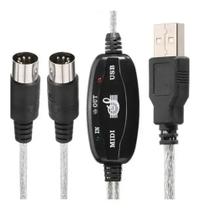 Cabo Midi Para Usb, Instrumentos Musicais Para Usb