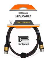 Cabo Midi Profissional Roland Gold Series 1m 5 Pinos Premium
