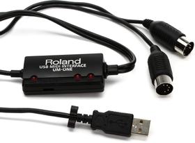 Cabo Midi Roland UM-ONE-MK2, uma em duas saídas para Mac/Windows/iOS