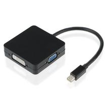 Cabo Mini display port thunderbol hdmi/dvi/vga 3x1