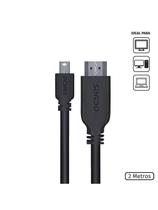 Cabo Mini Displayport Macho Para Hdmi 2.0 Macho 2 Metros - Pmdph-2 Cabo Mini Displayport Macho Para Hdmi 2.0 Macho 2 Metros - Pmdph-2