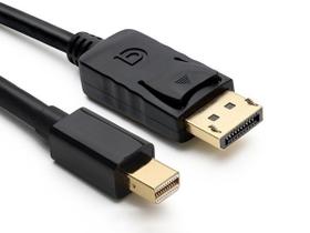 Cabo mini displayport x displayport de 1,80 metros