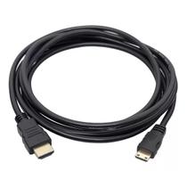Cabo Mini Hdmi 3 Metros X Sony Handycam Hdr-cx520 Compatível Cabo Mini Hdmi 3 Metros X Sony Handycam Hdr-cx520 Compatível
