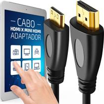 Cabo Mini Hdmi Para Hdmi 2.0 Adaptador 19 Pinos 4k 2 Metros Cabo Mini Hdmi Para Hdmi 2.0 Adaptador 19 Pinos 4k 2 Metros