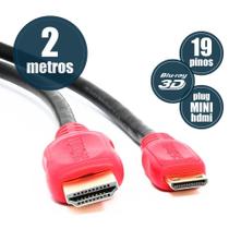 Cabo Mini HDMI para HDMI 2.0 UltraHD 4K 3D - Chip Sce