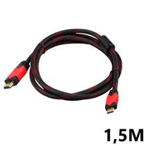 Cabo Mini HDMI x HDMI 1,5 m Metros 4k 30 Hz Nylon com Filtro