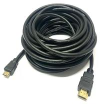 Cabo Mini Hdmi X Hdmi 15 Metros Para Placa De Vídeo Pc Cabo Mini Hdmi X Hdmi 15 Metros Para Placa De Vídeo Pc